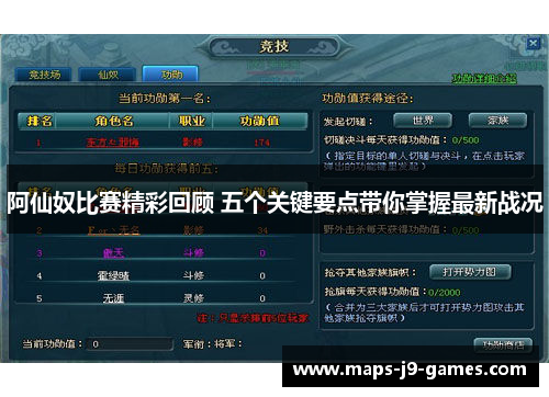 阿仙奴比赛精彩回顾 五个关键要点带你掌握最新战况